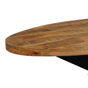 IDE - Ovale Salontafel Spider – Massief - 120x60cm | Belga Meubelen Outlet