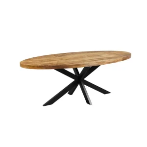IDE - Ovale Tafel Spider - Massief - 210x100x76cm | Belga Meubelen Hot