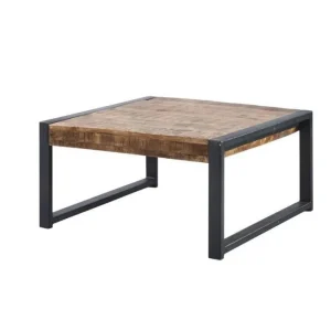 IDE - Salontafel Sohoto - Massief - Mangohout - 80x40x80cm | Belga Meubelen Sale