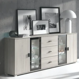JAD - Dressoir Michael - Grijze Eik - 220x85x40cm | Belga Meubelen Best
