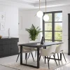 JAD - Eetkamer Valencia - Zwart - 3-delig | Belga Meubelen Fashion