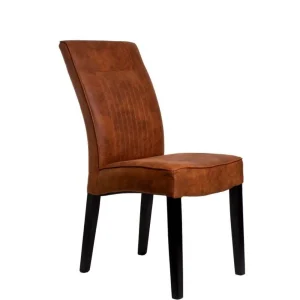JAD - Eetkamerstoel Frank - Stof - Cognac - 52x95x45cm | Belga Meubelen Sale