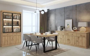 JAD - Eettafel Valencia - Warme Eik- 180x98x78cm | Belga Meubelen Clearance