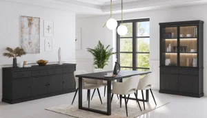 JAD - Eettafel Valencia - Zwart - 180x98x78cm | Belga Meubelen Hot