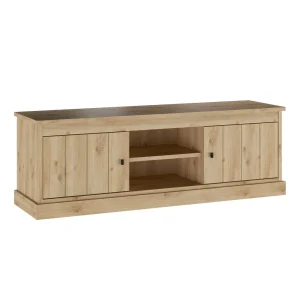 JAD - TV meubel Valencia - Warme eik - 154x43x53cm | Belga Meubelen Clearance