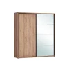 Kleerkast Odessa - 2 Schuifdeuren - Lichte Eik - 240x214x60cm | Belga Meubelen Outlet