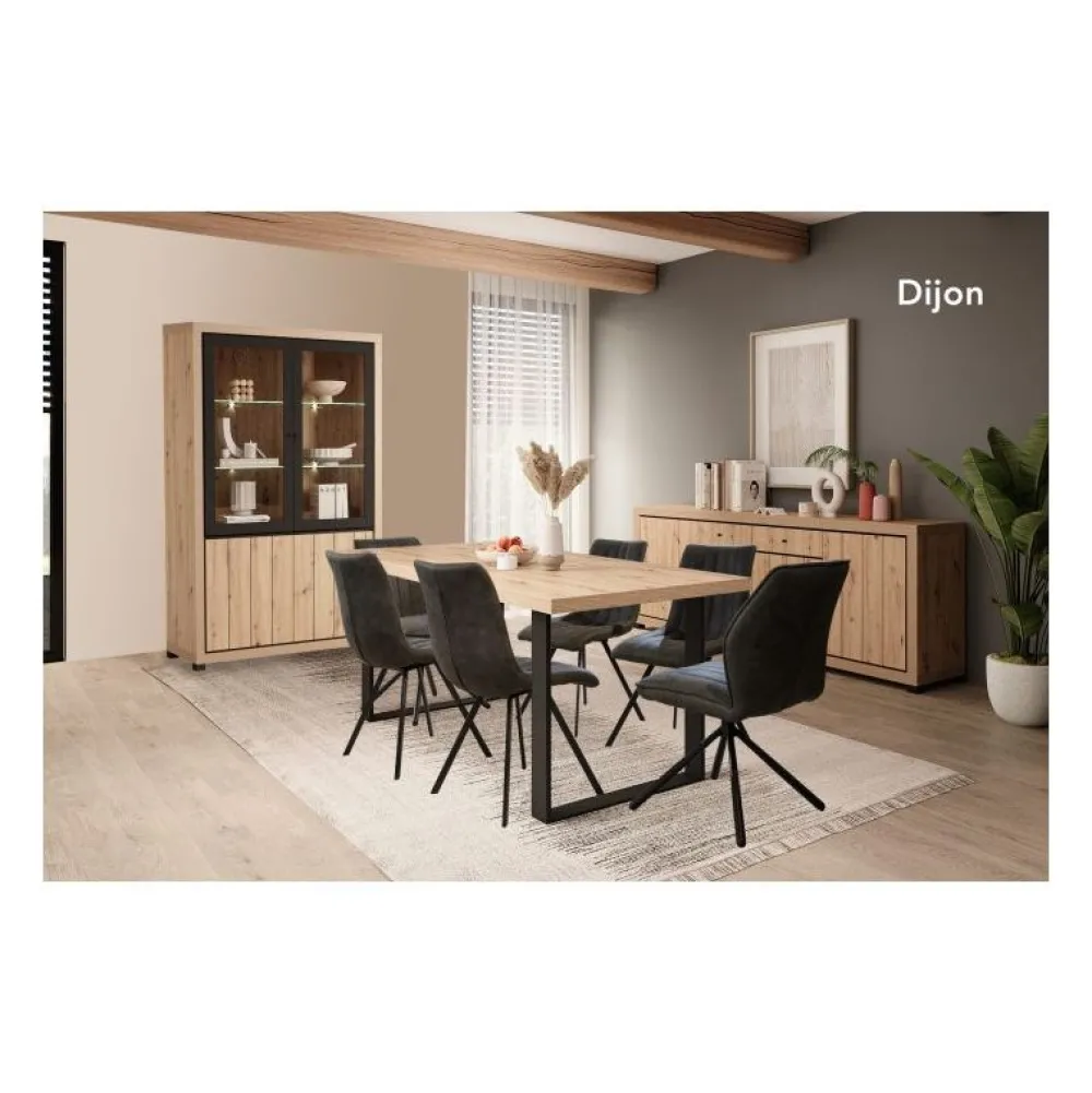 ktd__eetkamer_dijon__deli_0.webp KTD - Eetkamer Dijon - 3-delige set - Warme Eik | Belga Meubelen Discount