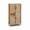 Meubar - Barkast Moderna - BAR7 - K545 - Millenium Eik - 112x200x49cm | Belga Meubelen Sale