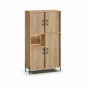 Meubar - Barkast Moderna - BAR7 - K545 - Millenium Eik - 112x200x49cm | Belga Meubelen Sale