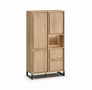 Meubar - Barkast Natural - BAR2 - K545 - Millenium Eik - 109x202x49cm | Belga Meubelen Hot