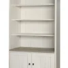 Meubar - Barkast York - BAR2 - K499 - Lariks/Kristal eik licht bruin - 122x222x50cm | Belga Meubelen Discount