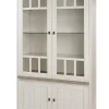Meubar - Barkast York - V1 - K467 - Lariks/Kristal eik licht bruin - 122x222x50cm | Belga Meubelen New