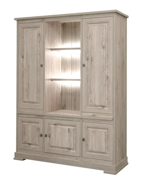 Meubar - Bibliotheek Kent - WB9 - K540 - Millenium oak light - 164x211x50cm | Belga Meubelen Sale
