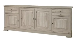 Meubar - Dressoir Kent - DR6 - K540 - Millenium oak light - 246x93x50cm | Belga Meubelen Clearance