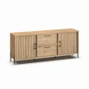 Meubar - Dressoir Moderna - DR8 - K545 - Millenium Eik - 183x87x49cm | Belga Meubelen Online