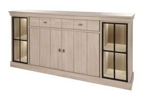 Meubar - Dressoir Orange - HB7 - K595 - Natuurlijke Elm - 216x111x50cm | Belga Meubelen New