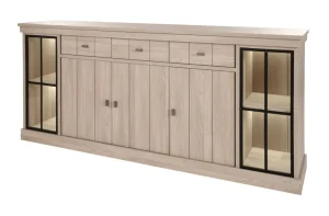 Meubar - Dressoir Orange - HB6 - K595 - Natuurlijke Elm - 249x111x50cm | Belga Meubelen Hot