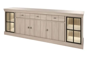 Meubar - Dressoir Orange - DR6 - K595 - Natuurlijke Elm - 249x90x50cm | Belga Meubelen New