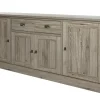 Meubar - Dressoir York - DR2 - K550 - Crystal oak light - 216x90x50cm | Belga Meubelen Online
