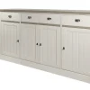 Meubar - Dressoir York - HB2 - K467 - Lariks/Kristal eik licht bruin - 215x112x50cm | Belga Meubelen New