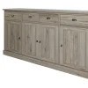 Meubar - Dressoir York - HB2 - K550 - Crystal oak light - 215x112x50cm | Belga Meubelen New