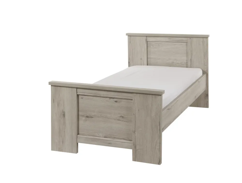 meubar__eenpersoonsbed__k_0.webp Meubar - Eenpersoonsbed Kent - LB090 - K540 - Millenium oak light - 100x89x214cm | Belga Meubelen Fashion