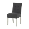 Meubar - Eetkamerstoel Bristol - STBRISTOL-K570-FIN95 (min per2) - Stof - Antraciet (donkere poten) - 44x92x53cm | Belga Meubelen Fashion