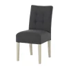 Meubar - Eetkamerstoel Bristol - STBRISTOL-K540-FIN95 (min per2) - Stof - Antraciet (lichte poten) - 44x92x53cm | Belga Meubelen New