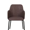 Meubar - Eetkamerstoel Flo - STFLO-K028-PU05 (min per2) - Kunstleder - Taupe - 54x85x60cm | Belga Meubelen Best