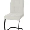 Meubar - Eetkamerstoel Kwadro - STKWADRO-K028-R022 (min per2) - Boucle - Stof - Wit - 45x96x59cm | Belga Meubelen Clearance