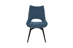 Meubar - Eetkamerstoel Monaco - STMONACO-K028-C302 (min per 2) - Stof - Jeans blauw - 64x94x54cm | Belga Meubelen Clearance
