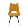 Meubar - Eetkamerstoel Monaco - STMONACO-K028-C260 (min per 2) - Stof - Geel - 64x94x54cm | Belga Meubelen Best
