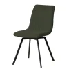 Meubar - Eetkamerstoel Puro - STPURO-K028-R078 (min per2) - Boucle - Stof - Groen - 46x85x62cm | Belga Meubelen Sale