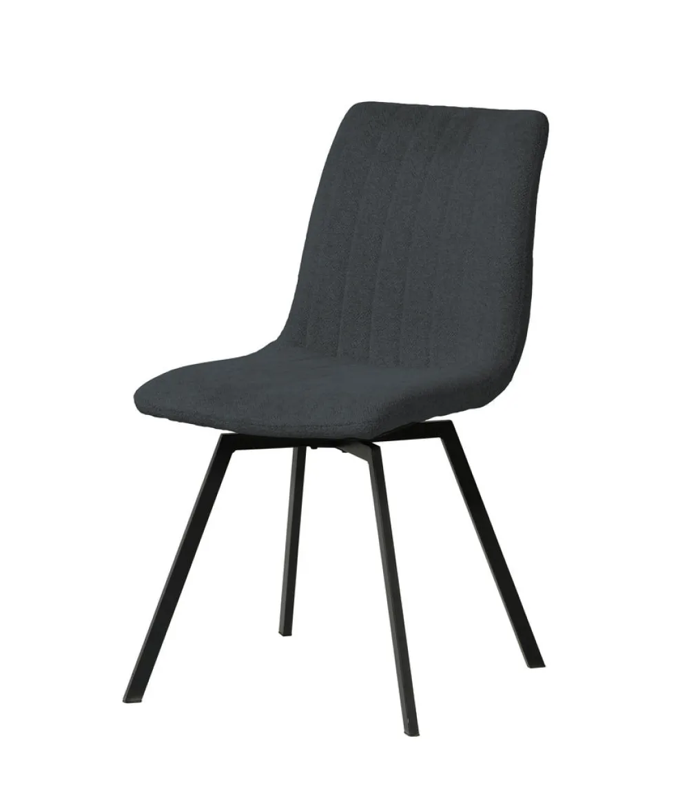 meubar__eetkamerstoel_pur_0-6.webp Meubar - Eetkamerstoel Puro - STPURO-K028-R016 (min per2) - Boucle - Stof - Antraciet - 46x85x62cm | Belga Meubelen New