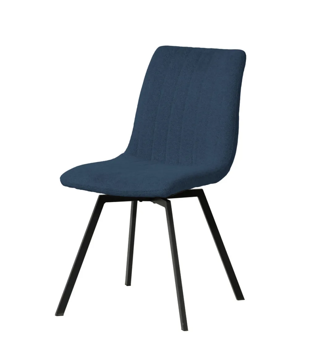 meubar__eetkamerstoel_pur_0.webp Meubar - Eetkamerstoel Puro - STPURO-K028-R086 (min per2) - Boucle - Stof - Blauw - 46x85x62cm | Belga Meubelen Sale