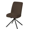 Meubar - Eetkamerstoel Tosca 1 - STTOSCA1-K028-R045 (min per2) - Boucle - Stof - Taupe - 48x86x62cm | Belga Meubelen Online