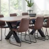 Meubar - Eettafel Alcatraz, Jaipur of Trentino - TD20PM28E-K028-K670 - Old teak - 196x76x100cm | Belga Meubelen Hot