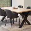 Meubar - Eettafel Alcatraz, Lovina of Olivia - T23XM38-K028-K660 - Oranje Teakhout - 226x72x100cm | Belga Meubelen Fashion
