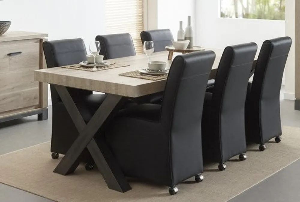 meubar__eettafel_jan_of_t_0-1.webp Meubar - Eettafel Jan of Tomba - T19X80-K555-K495 - Oude eik - 184x78x100cm | Belga Meubelen Sale
