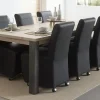 Meubar - Eettafel Jan of Tomba - T23TL38-K555-K495 - Oude eik - 225x76x100cm | Belga Meubelen Clearance