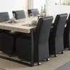 Meubar - Eettafel Jan of Tomba - T19UM80-K028-K495 - Oude eik - 184x70x100cm | Belga Meubelen Fashion