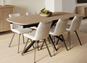 Meubar - Eettafel Kano, Kent, Moderna en Natural - TD20PM28E-K028-K540 - K540 - Millenium oak light - 196x72x100cm | Belga Meubelen New
