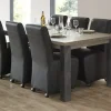 Meubar - Eettafel Mali of Papillon - T23TL38-K535-K535 - Millenium Eik Donker Bruin - 225x76x100cm | Belga Meubelen Best