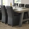 Meubar - Eettafel Mali of Papillon - T29K80-K555-K535 - Millenium Eik Donker Bruin - 290x78x100cm | Belga Meubelen Hot