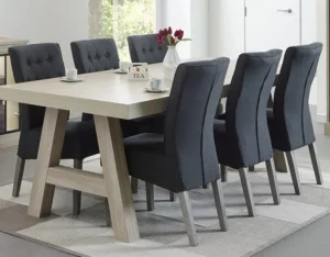 Meubar - Eettafel Orange - T29K80-K595-K595 - Natuurlijke Elm - 290x78x100cm | Belga Meubelen Online