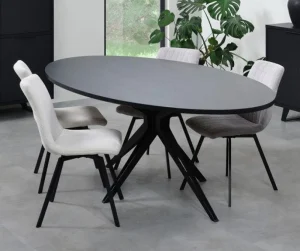 Meubar - Eettafel Veneto - TOV26YMM50-K028-K715 - Elegant black - 260x72x130cm | Belga Meubelen Sale
