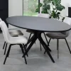 Meubar - Eettafel Veneto - TOV17YMM50-K028-K715 - Elegant black - 163x72x100cm | Belga Meubelen Best