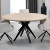 Meubar - Eettafel Veneto - TR13YMM50-K028-K670 - Elegant black - 130x72x130cm | Belga Meubelen Hot