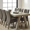 Meubar - Eettafel York - T29K80-K550-K550 - Kristal eik licht bruin - 290x76x100cm | Belga Meubelen Best