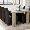 Meubar - Eettafel York - T17LL80-K550-K550 - Kristal eik licht bruin - 164x76x100cm | Belga Meubelen New